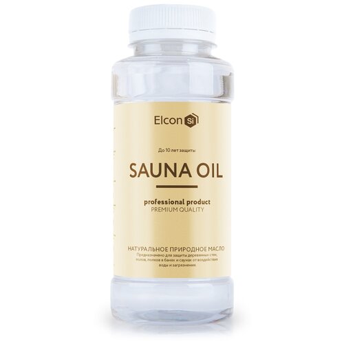 Масло Elcon Sauna Oil, бесцветный, 0.25 л