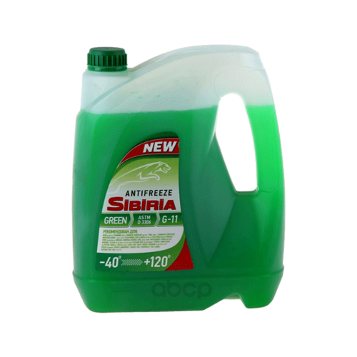 Антифриз Sibiria -40с G-11 (Зеленый), 10кг Sibiria арт. 800090