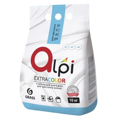 Стиральный порошок Grass Alpi Extracolor для цветного белья, 10 кг