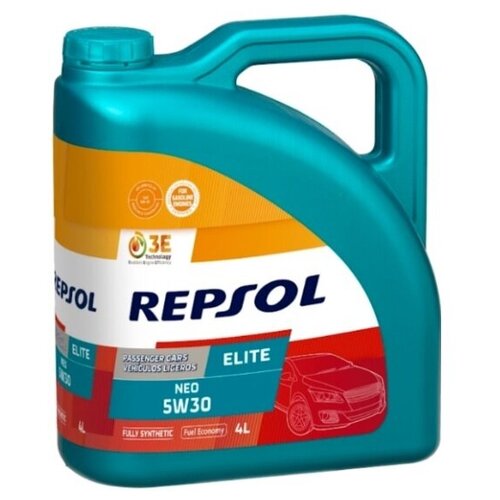Моторное масло Repsol ELITE NEO API SP, ILSAC GF-6A 5W30 Синтетическое 4 л