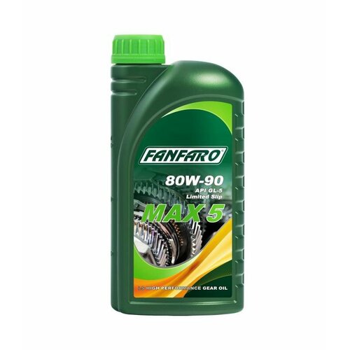 8703 FANFARO MAX-5 80W90 1 л. Минеральное трансмиссионное масло 80W-90