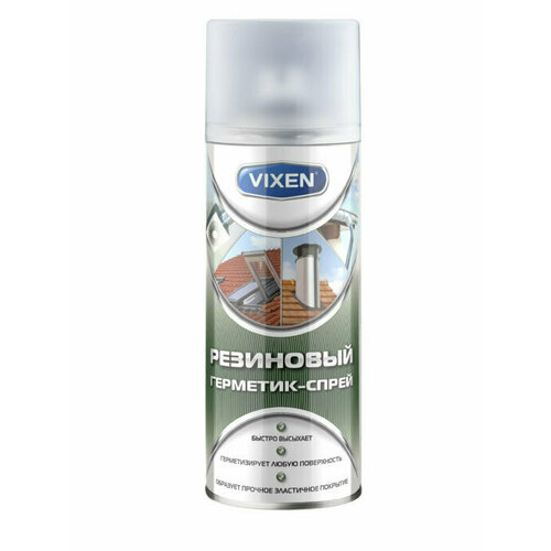 VIXEN Резиновый герметик-спрей, прозрачный, аэрозоль