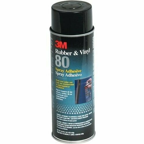 Клей-спрей 3M 80 неопреновый однокомпонентный контактный жёлтый 710 мл