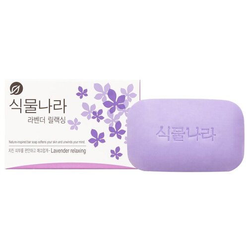 Туалетное мыло с экстрактом лаванды LION Botanic Nation Lavender relaxing 110g