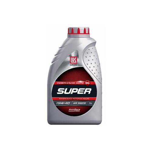 Полусинтетическое моторное масло ЛУКОЙЛ Супер SG/CD 10W-40, 1 л