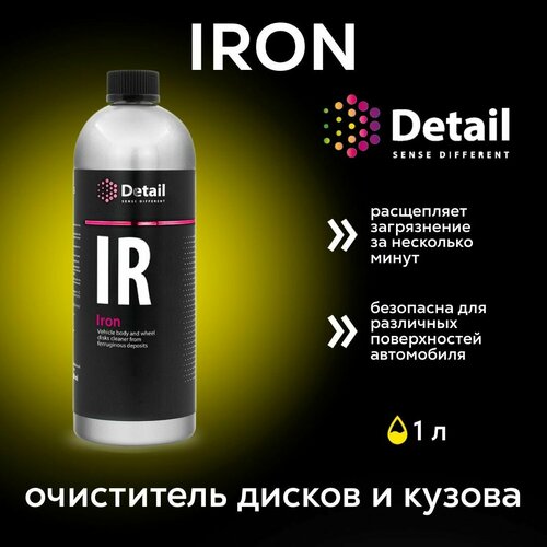 Автохимия, очиститель дисков и кузова автомобиля Iron 1л