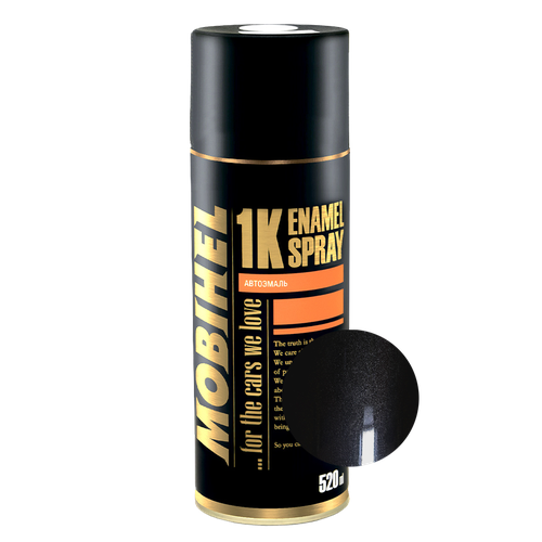 Краска в баллончиках MOBIHEL RENAULT NOIR NACRE 676 металлик 520мл.