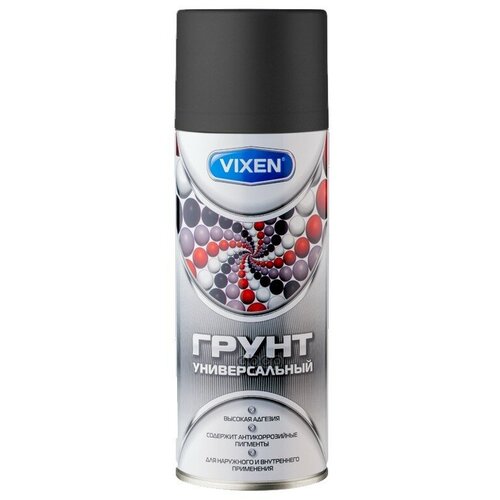 Грунт Универсальный Vixen Черный, Аэрозоль, 520 Мл Vx-21001 Vixen арт. VX21001
