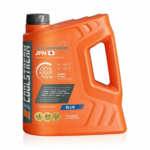 Антифриз CoolStream JPN G12+ -40 С синий 5 кг