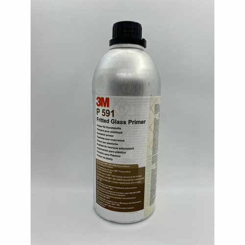 Primer 3M P 591. Праймер для пластиков 1л. Активатор (усилитель) адгезии. Черный