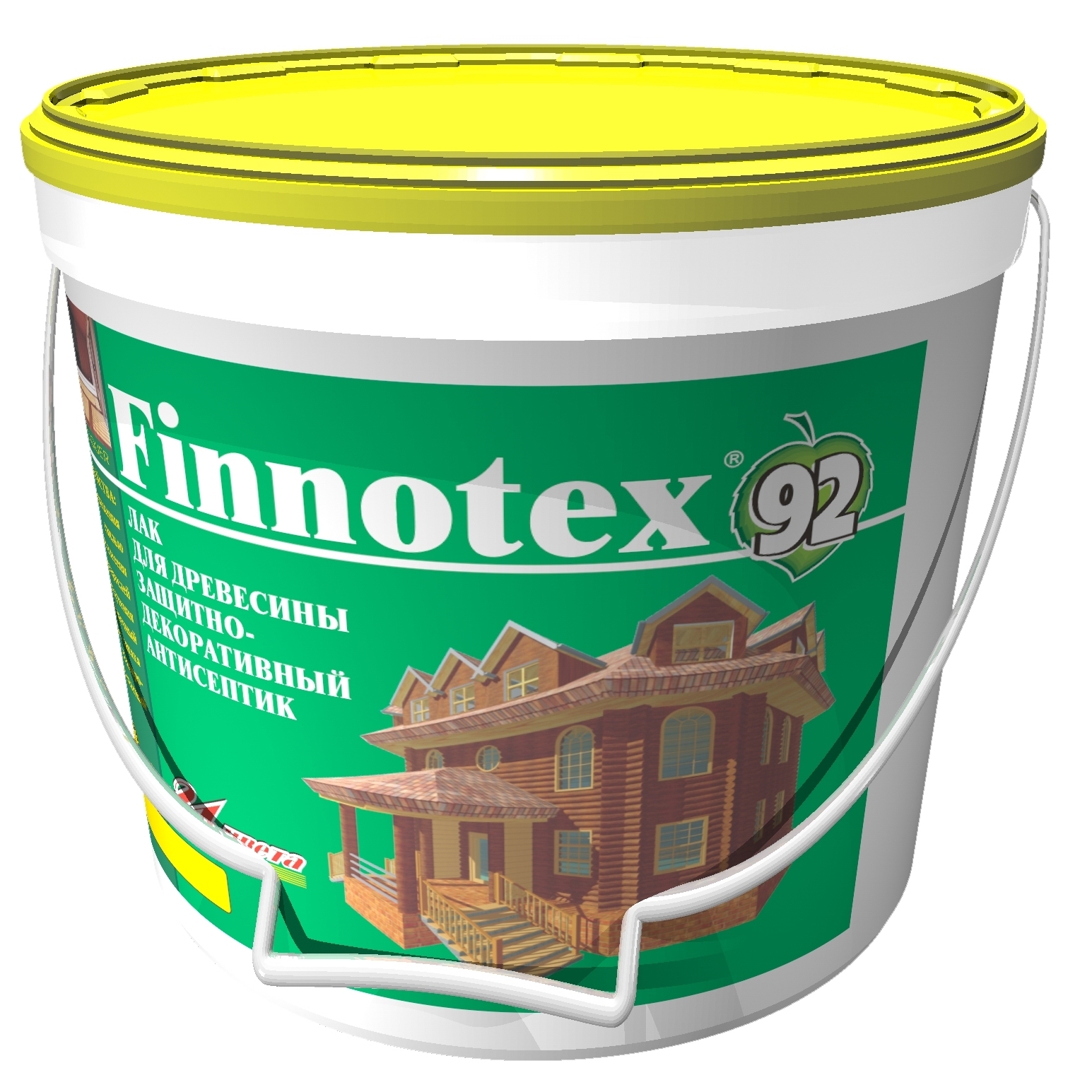 Лак акриловый декоративный полуглянцевый Finlux Святозар-92 "FINNOTEX". Дуб