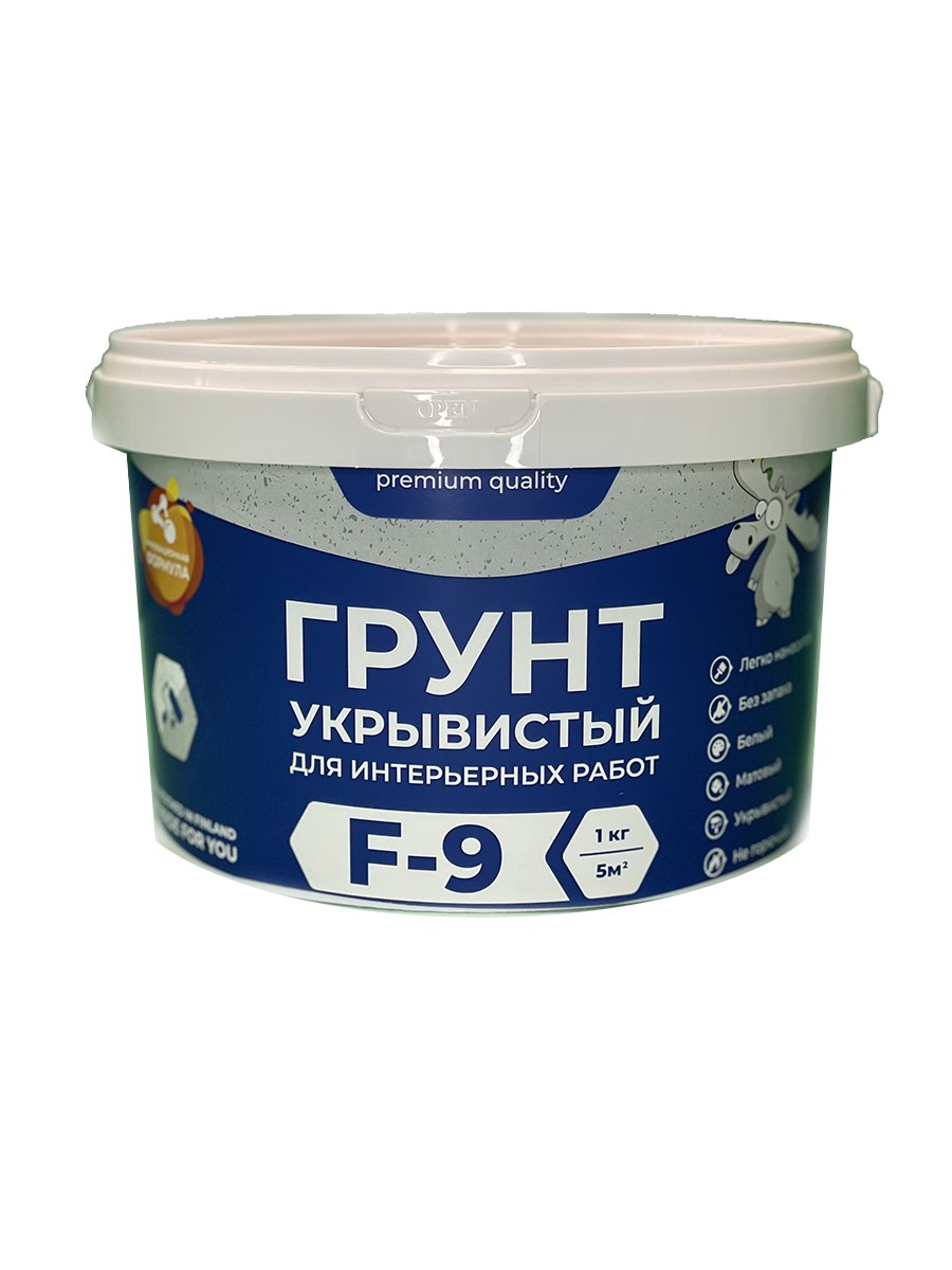 Грунт латексный для внутренних работ Finlux белый, матовый Святозар-9, 3 л