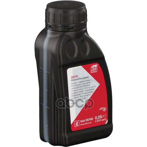 Жидкость Тормозная Febi Brake Fluid Dot4 0,25 Л 26746 Febi арт. 26746