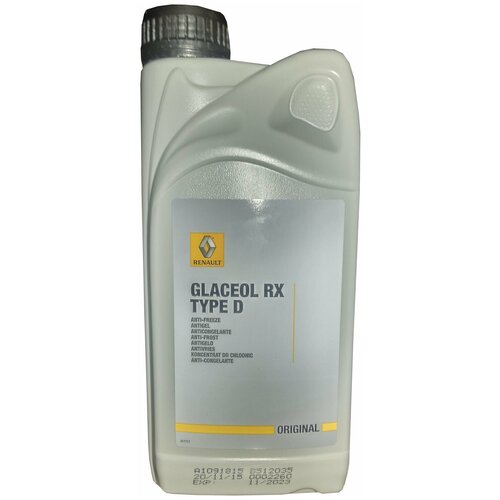 Антифриз-концентрат RENAULT Glaceol RX Type D зелёный 1 л