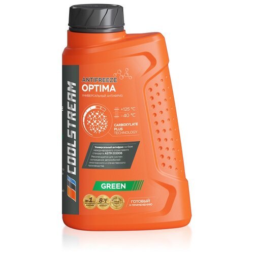 Coolstream Optima Green Антифриз готовый (зеленый) 1л