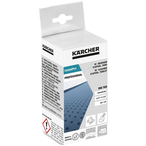 Средство для чистки ковров KARCHER 6.295-850.0 в таблетках CarpetPro RM 760, 16