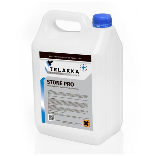 Пропитка (гидрофобизатор) для камня Telakka GIDROFOB STONE PRO 5л
