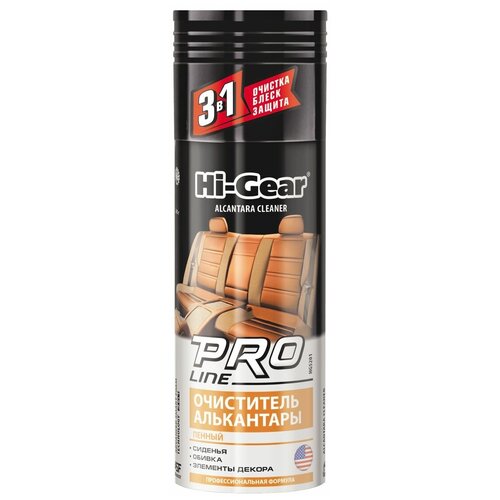 Очиститель алькантары (пенный) Pro Line Alcantara Cleaner Professional Line, Hi Gear, 340 г. HG5201