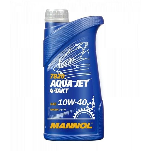 Моторное масло MANNOL 7820 4-TAKT AQUA JET 10W40 синтетическое 1 л