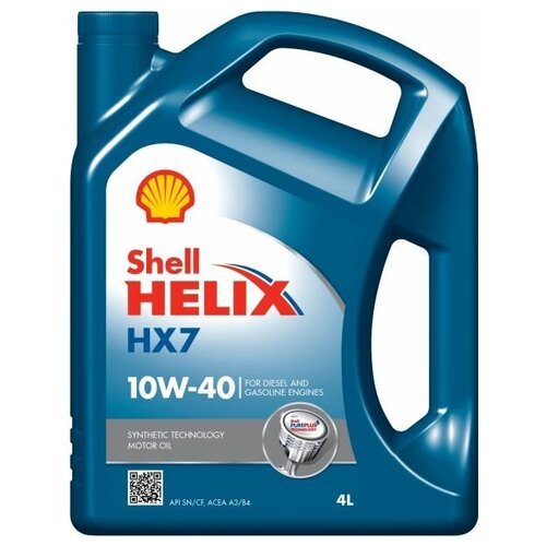 Моторное масло Shell HELIX HX7 10W40, 4L