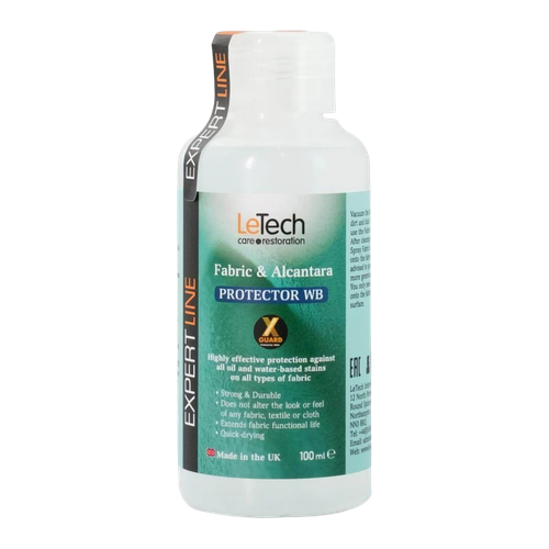 Fabric & Alcantara Protector WB Средство для защиты ткани и алькантары LeTech, 100мл
