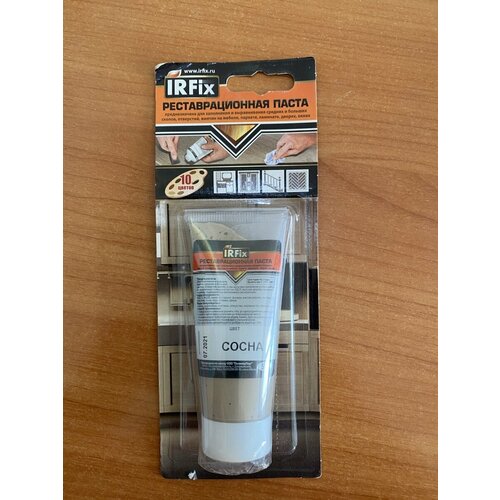 Шпатлевка паста реставрационная для заполнения и выравнивания больших и средних сколов, отверстий сосна