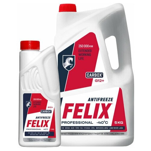 Комплект антифризов Felix Carbox G-12+ Тосол-Синтез 5кг+1кг