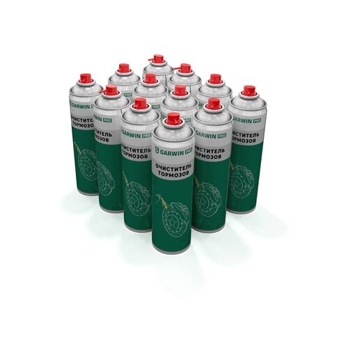 GARWIN PRO 973520-0800/12 Очиститель тормозов GARWIN PRO 800 мл, 12 шт