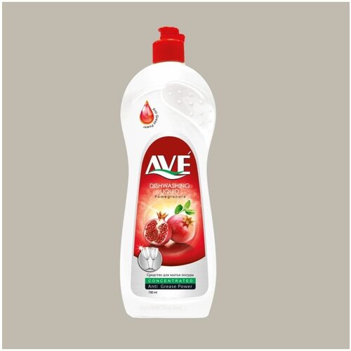Жидкость для мытья посуды AVE Гранат 750мл,