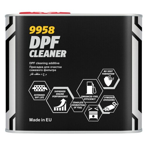Присадка в топливо MANNOL DPF CLEANER для очистки сажевых фильтров , 500 мл., 1 шт., арт. 9958