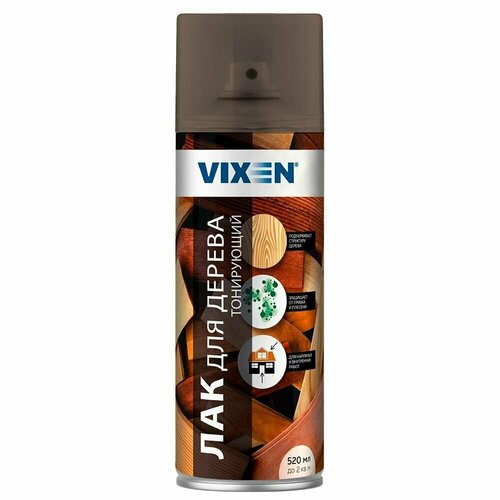 Лак для дерева тонирующий, дуб, аэрозоль 520 мл