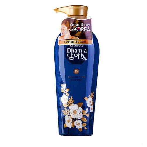 CJ Lion Шампунь для волос CJ Lion Dhama, восстанавливающий, для поврежденных волос, 400 мл