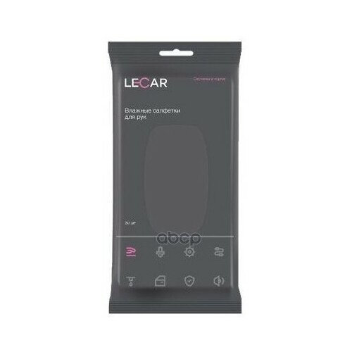 Влажные Салфетки Для Ухода За Интерьером Салона Автомобиля (Упаковка 30шт.) Lecar Lecar000025112 LECAR арт. LECAR000025112