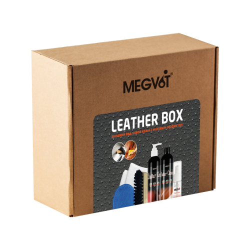 Megvit Leather Box набор для ухода за кожаными изделиями