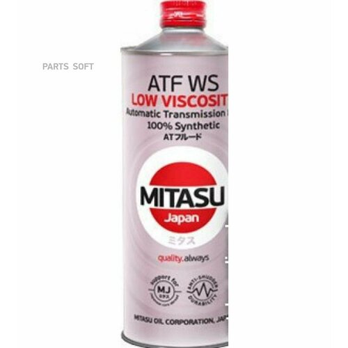 Mitasu 1l Low Viscosity Mv Atf Масло Трансмисионное Gm Dexron-Vi Mb 236.12/14/41 Sp-Iv Mercon Lv Mitasu арт. MJ-325-1