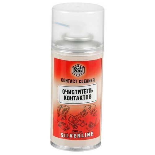Агат Очиститель контактов Silverline, 200 мл, аэрозоль