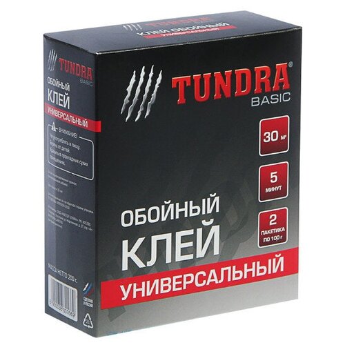 Тундра Клей обойный тундра, универсальный, коробка, 200 г