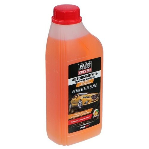 AVS Автошампунь AVS Универсальный, апельсин, 1 л, AVK-704, контактный