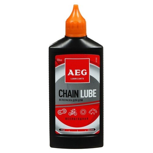 Велосмазка для цепи AEG, всепогодная 100 мл