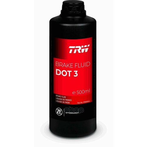 Pfb350se_жидкость Тормозная! 0.5L Dot 3 TRW арт. PFB350SE