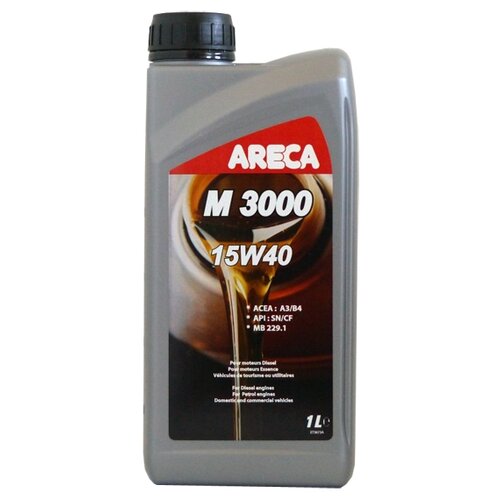 Areca Areca M 3000 Funo Ultra 15w40 (5l)_масло Моторное! Минер Acea A3/B4, Api Sn/Cf, Mb229.1
