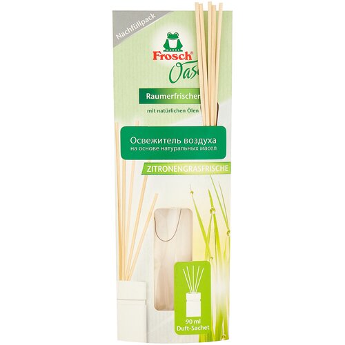 Сменный блок для аромадиффузора FROSCH фрош Лимонник, на основе масел, 90 мл