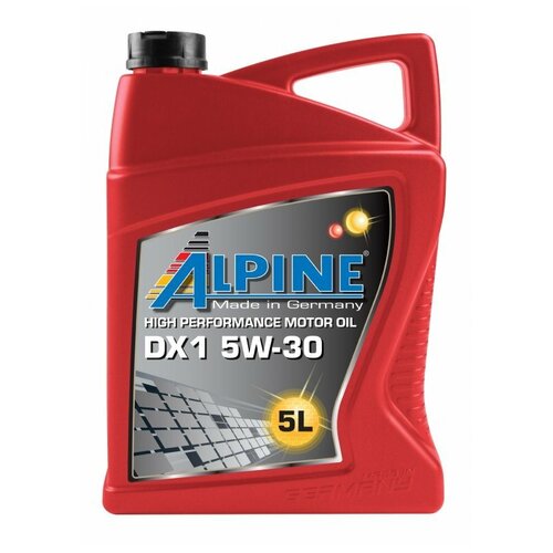 Масло моторное синтетическое Alpine DX1 5W-30 5L 0101662