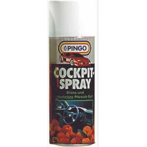 PINGO 000477 Средство для ухода за салоном (полироль "торпедо") персик 400мл 1шт
