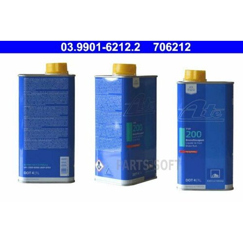 ATE 03.9901-6212.2 Жидкость тормозная ATE DOT 4 1л.