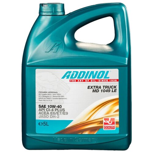 Моторное масло ADDINOL Extra Truck MD 1049 LE 5л