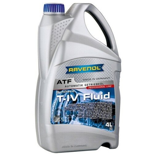Масло Трансмиссионное Ravenol Atf T-Iv Fluid 4 Л 4014835733091 Ravenol арт. 4014835733091