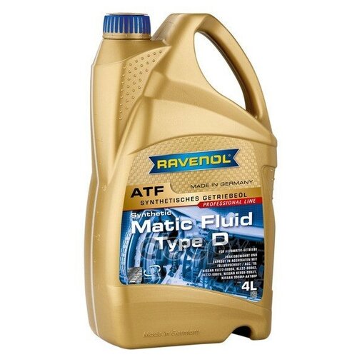 Масло Трансмиссионное Atf Matic Type D 4л (Синтетика) Ravenol арт. 1211121004