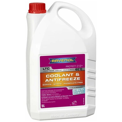 Антифриз RAVENOL LTC COLD CLIMATE -60°C 5 л