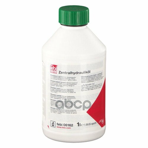 Жидкость Гидроусилителя Febi Power Steering Fluid -40 +100 Зеленый 1 Л 06162 Febi арт. 06162